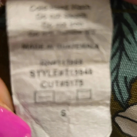 Cherish | Top | Brown | Tie Front | Size S - Picture 7 of 7